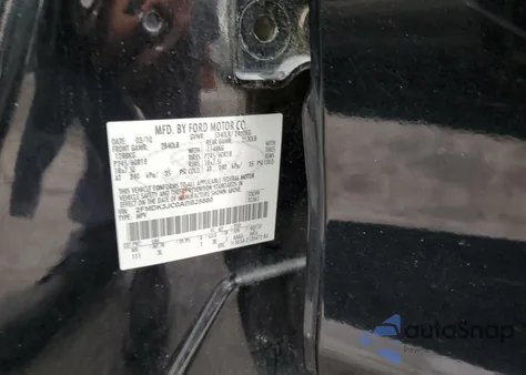 2010 Ford Edge Sel из США, поврежденный, VIN 2FMDK3JC0ABB25680